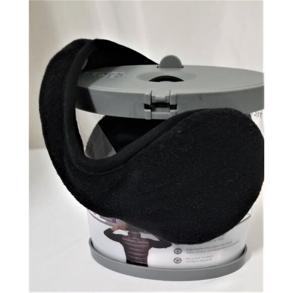 180'S Tec Fleece Ear Warmers Muffs Black - Picture 10 of 11